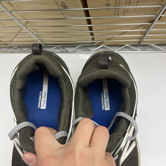 New Balance Mens 574 Sport Olive Green Suede Shoes Sneakers Size 10 D MS574BM - Picture 4 of 8